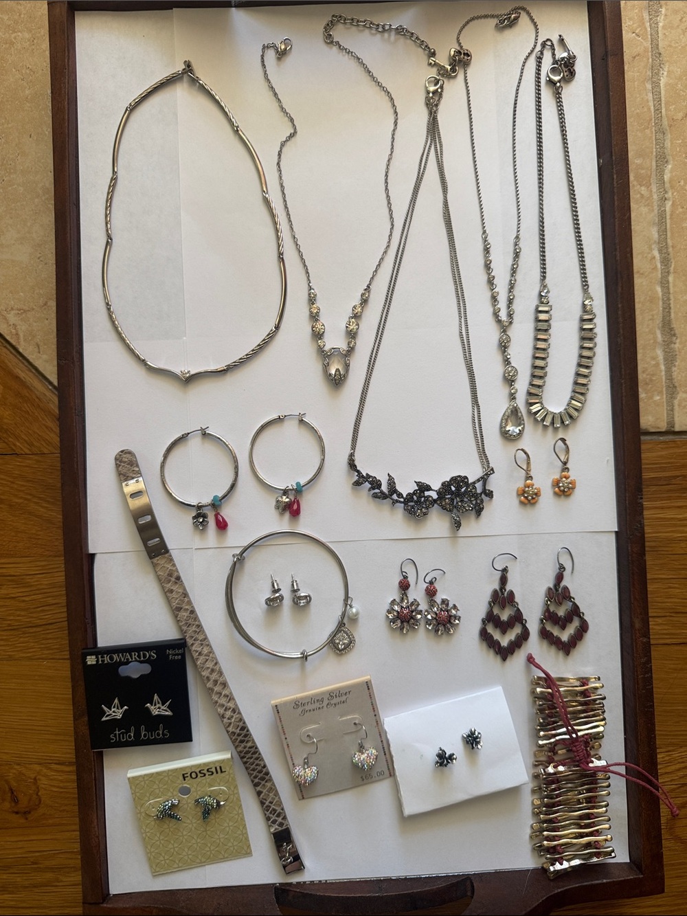 Lot of Assorted Jewelry - Necklaces, Bracelets, and Earrings
